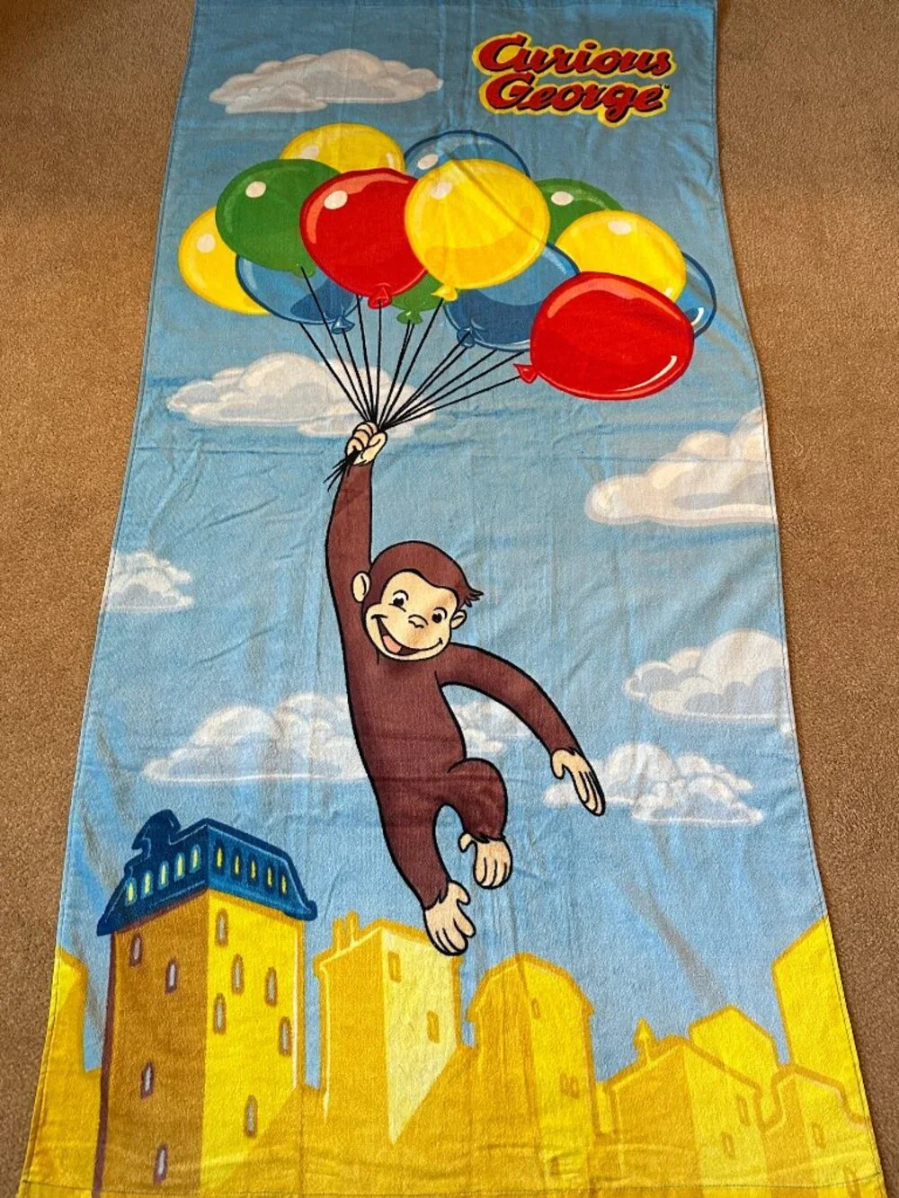 Curious George Beach Towel 30